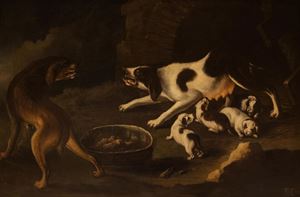 The defense of the puppies