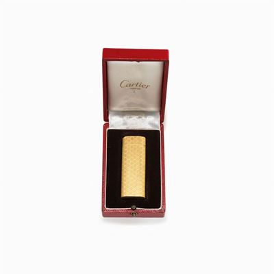 Accendino, Cartier, Paris Placcato in Or