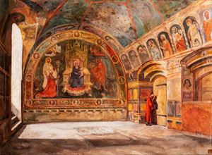 Parma, the crypt of the Charterhouse