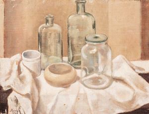 Still life with bottles