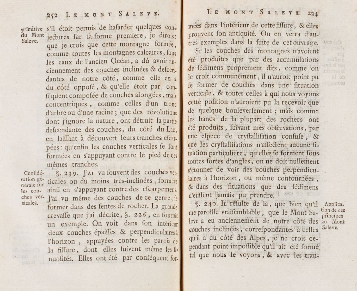 Horace Bénédict De Saussure - Voyages Dans Les Alpes, Precedes D'un Essai Sur L'histoire Naturell...