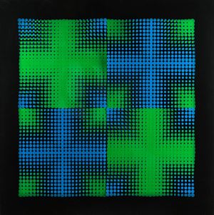 Grafica cinetica, 1972
Serigrafia su car