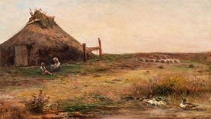 Hut in the Campagna Romana