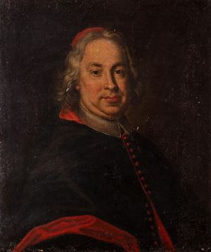 Half-length portrait of a cardinal