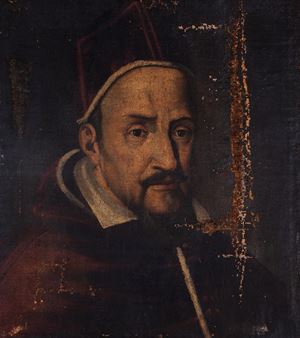 Portrait of the Pope Urban VIII, born Maffeo Vincenzo Barberini, head of the Catholic Church from 1626 to 1644