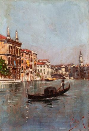 Venezia, gondola nel Canal Grande