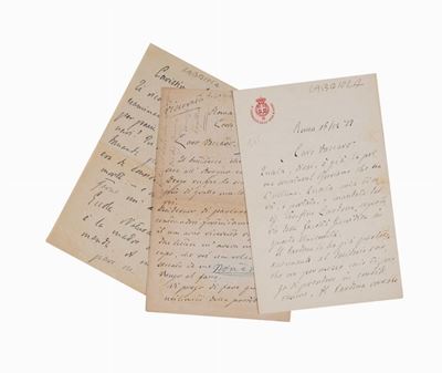 Lettere autografe firmate