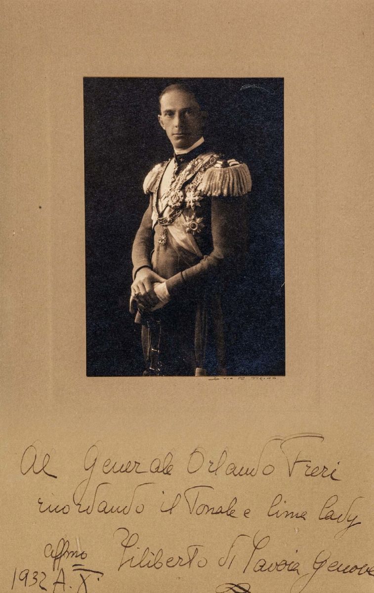 Emanuele Filiberto di Savoia Genova, Adalberto ed Emanuele Filiberto di Savoia - Genova, fotograf...