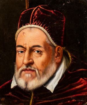 Portrait of the Pope Paul IV, born Gian Pietro Carafa, head of the Catholic Church from 1555 to 1559