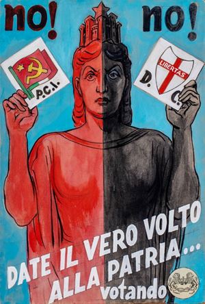 Bozzetto di manifesto elettorale