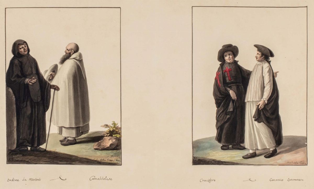 Saverio della Gatta - Costumi degli ordini religiosi, 1803