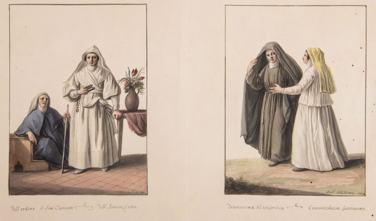 Saverio della Gatta - Costumi degli ordini religiosi, 1803
