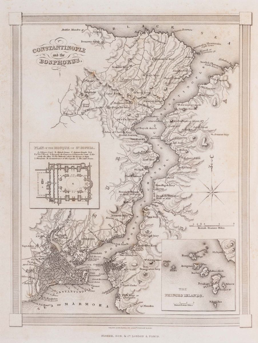 Antonio Baratta - Costantinopoli effigiata e descritta. Con notizie sulle Sette Chiese dell'Asia ...