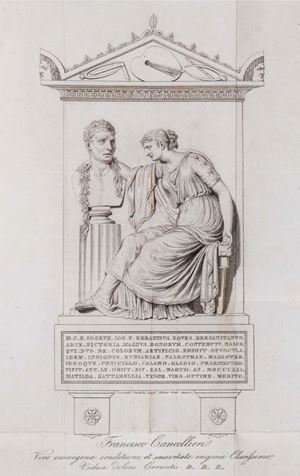 Cancellieri, Francesco - Memorie raccolte da Francesco Cancellieri intorno alla vita ed alle opere del pittore cavaliere Giuseppe Errante di Trapani