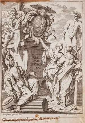 Abcedario pittorico nel quale compendiosamente sono descritte le patrie, i maestri, ed i tempi, ne' quali fiorirono circa quattro mila professori di pittura, di scultura, e d'architettura diviso in tre parti [...]