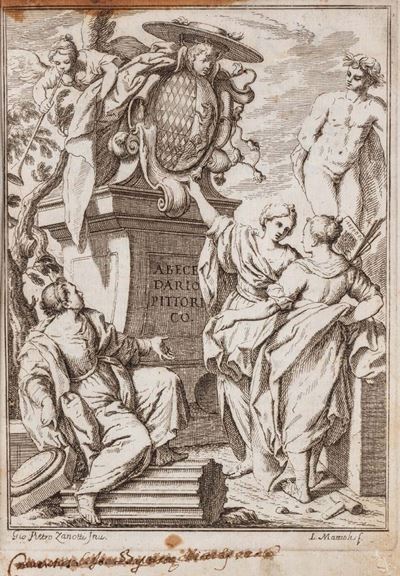 Abcedario pittorico: la storia della pittura in Italia, 1704