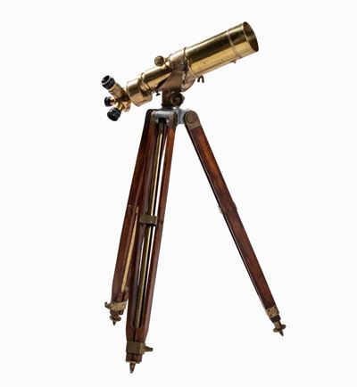 Cannocchiale militare, ottone con ingrandimenti intercambiabili, 1918