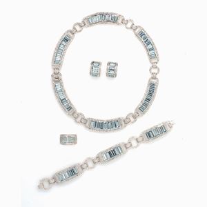 IMPORTANTE PARURE IN ACQUAMARINE BRASILI