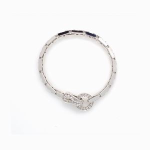 BRACCIALE IN ORO BIANCO E DIAMANTI, COLL