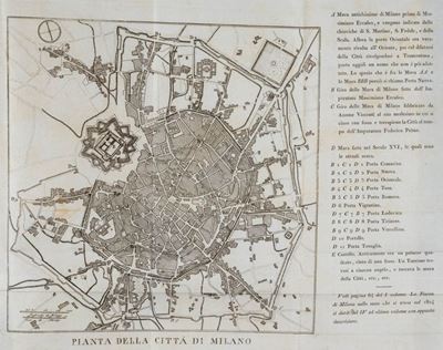 Verri, Storia di Milano, 1824, rara edizione con tavole incise