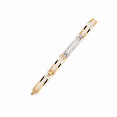 Bracciale in Oro e Diamanti a Quattro Mo