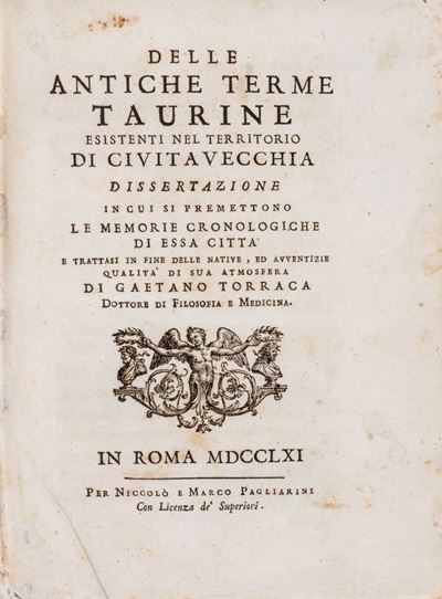 Delle Antiche Terme Taurine Esistenti nel Territorio di Civitavecchia