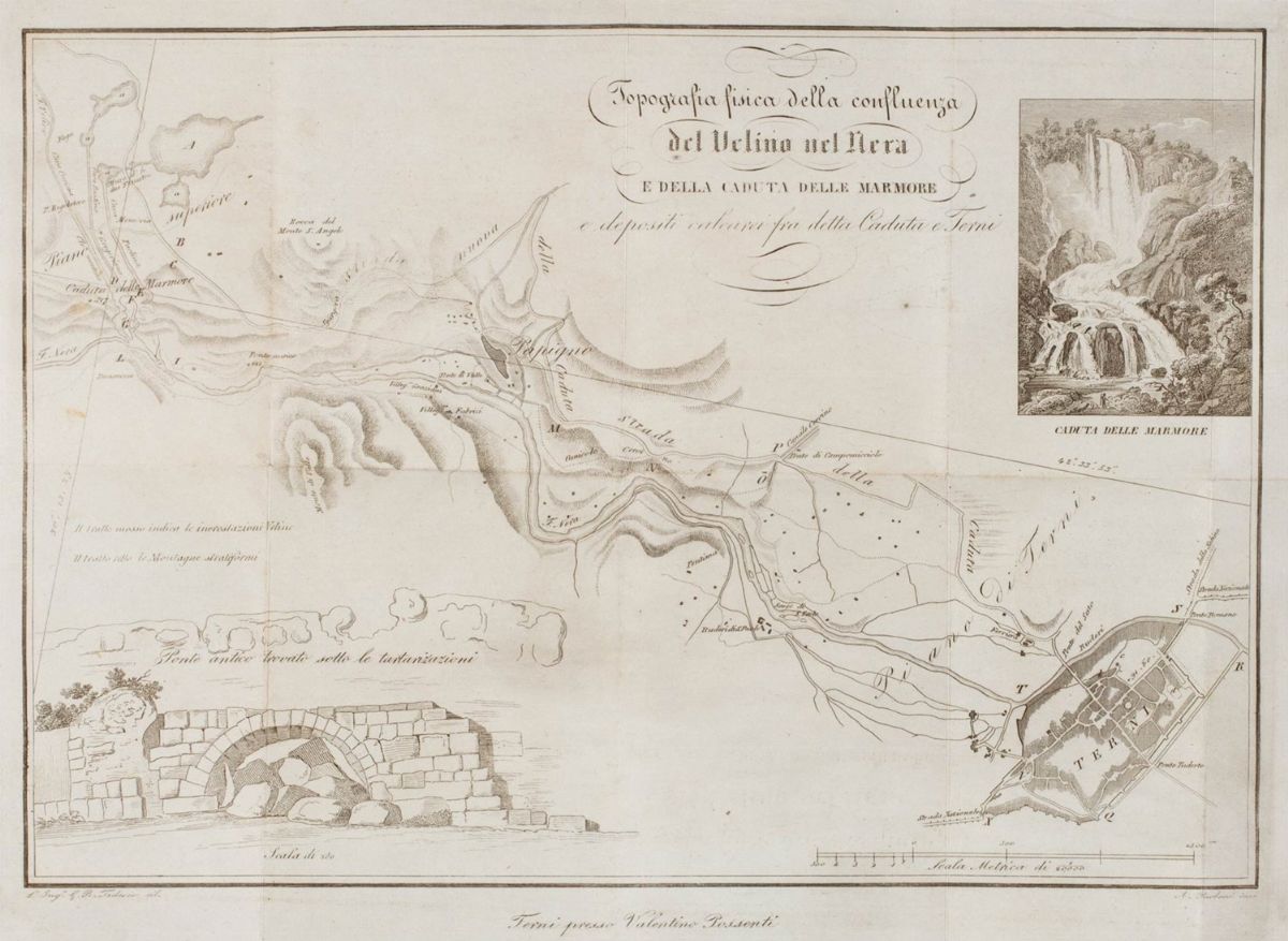 Carrara Francesco - La caduta del Velino nella Nera, 1779