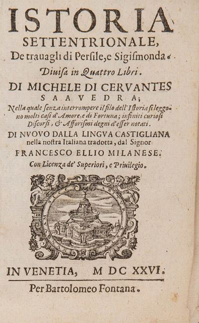 Istoria settentrionale, de trauagli di Persile, e Sigismonda, 1626