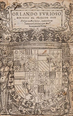 Orlando furioso … traduzido en romance castellano por don Ieronymo de Vrrea
