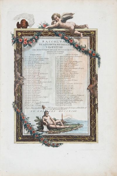 Raccolta di sessanta più belle Vestiture delle Provincie del Regno di Napoli, 1793