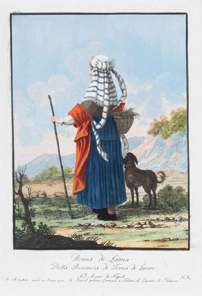 Secondo Bianchi - Raccolta di sessanta più belle Vestiture delle Provincie del Regno di Napoli, 1...