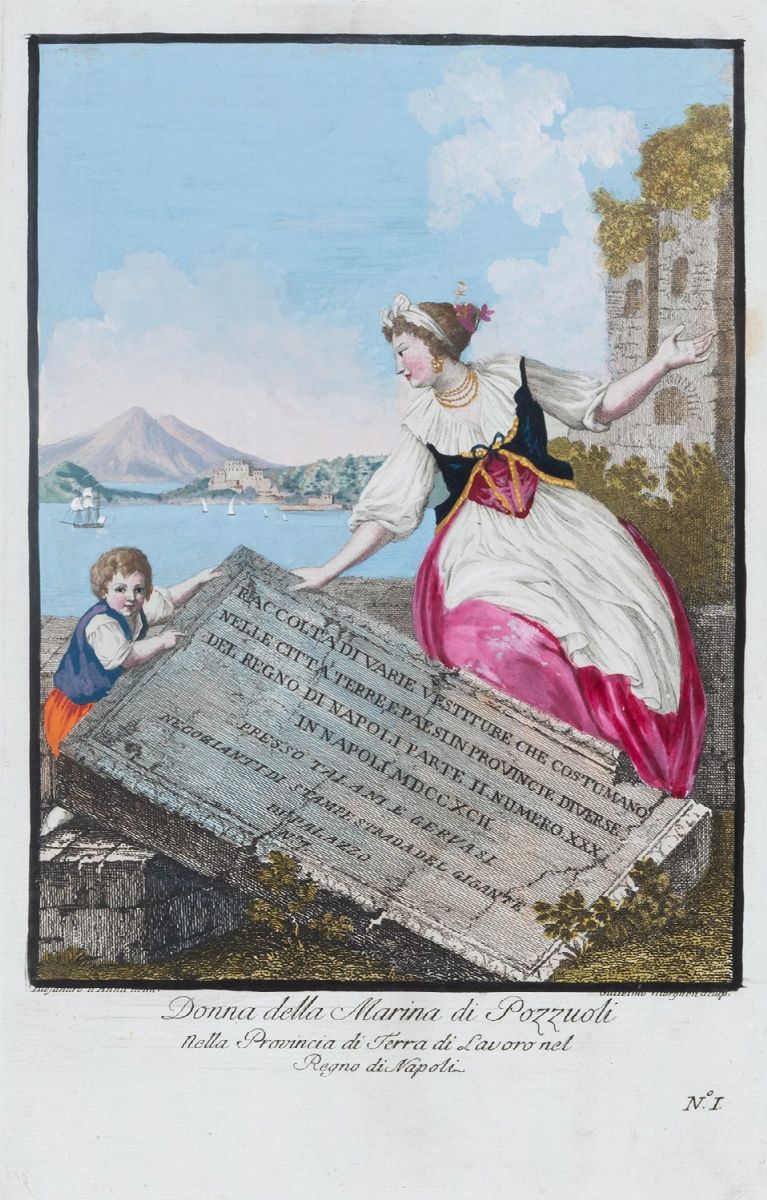 Secondo Bianchi - Raccolta di sessanta più belle Vestiture delle Provincie del Regno di Napoli, 1...