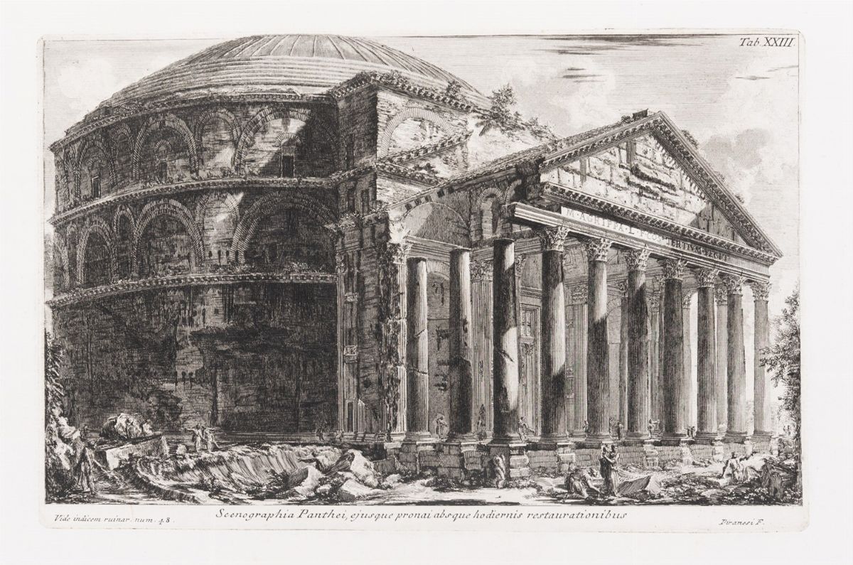Giovanni Battista Piranesi - Antiquariorum Regiae Societatis Londinensis Socii Campus Martius Ant...