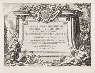 Serenissimo ... Carolo Theodoro Comiti Palatino ... Rheni Tabulas Hasce Aedificandi Rationem, 177...