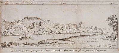 Plan topographique de la campagne de Rome, 1824