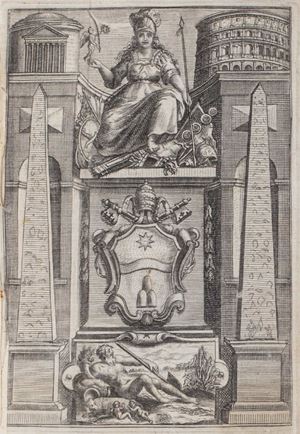 Descrizione di Roma antica [- moderna] ... Accresciuta di moltissime figure in rame, di varie medaglie, di curiose notizie istoriche 