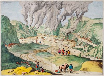 Forum Vulcani Vulgo Solfatara, incisione su rame