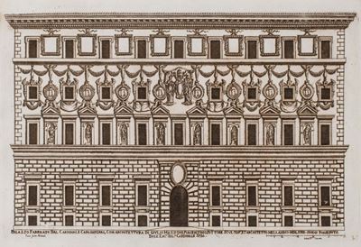 Palazzi di Roma. Libro Primo e Libro Secondo. Nuovi disegni dell'architettura e piante di palazzi...