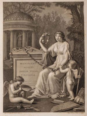 Illustrazioni de' Monumenti scelti borghesiani già esistenti nella Villa sul Pincio