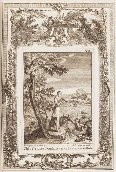 Les amours pastorales de Daphnis et de Chloé, edizione del 1757 con illustrazioni