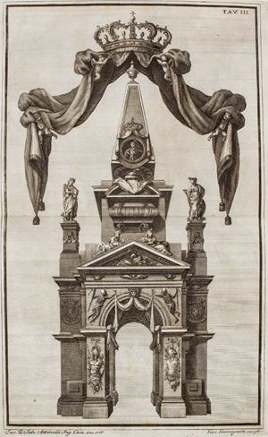 Funerali per Carlo III e per l'infante di Napoli