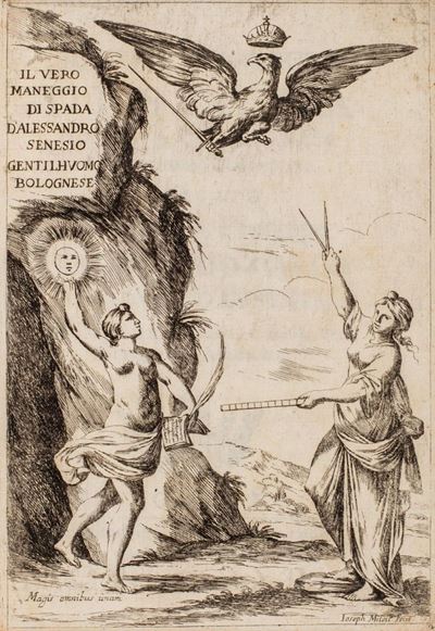 Il vero maneggio di spada - Trattato illustrato, 1660