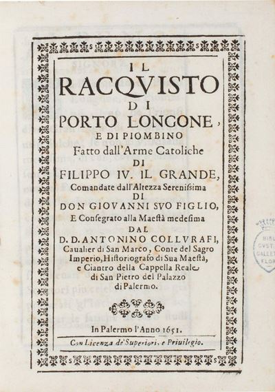 Il racquisto di Porto Longone e di Piombino, 1651