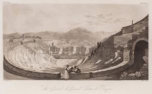 Vues des monumens antiques de Naples