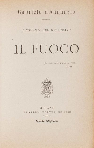 Il Fuoco, 1900