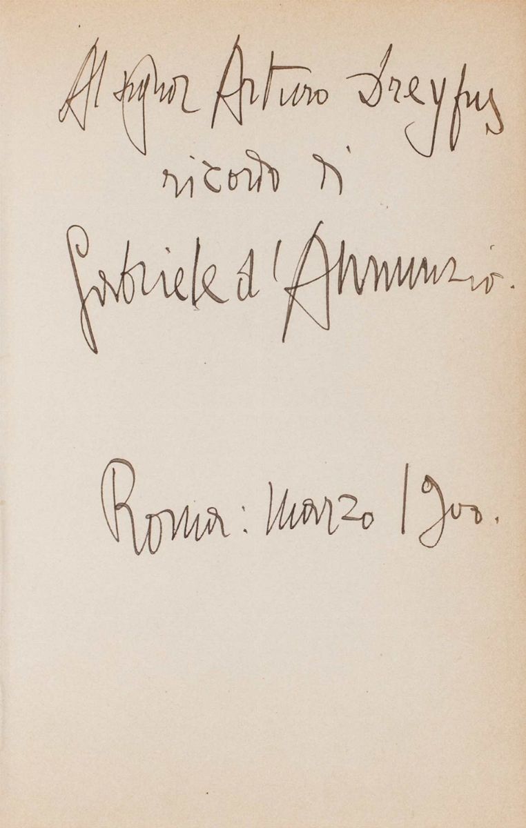 Gabriele D'annunzio - Il Fuoco, 1900