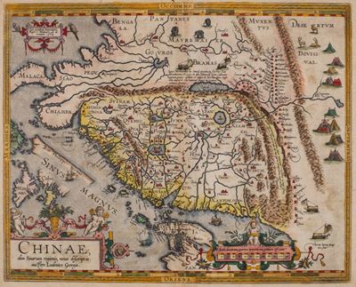 Chinae, olim Sinarum regionis, nova descriptio, incisione su rame