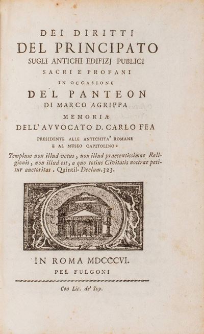 Miscellanea su Chiese e Monumenti di Roma