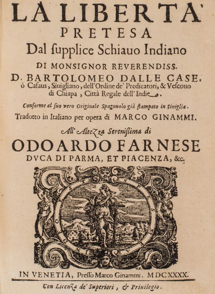 Casas, Bartolomé De Las - Casas, Istoria o Brevissima Relatione della Distruttione dell'Indie Occ...