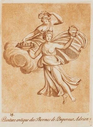 Collection de Peintures Antiques qui ornoient les palais, thermes, mausolées, chambres sepulcrales, des empereurs Title, Trajan, Adrien, et Constantin